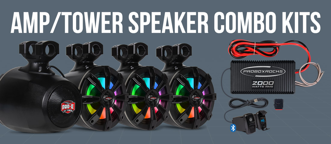 Amp/Tower Speaker Combo Kits