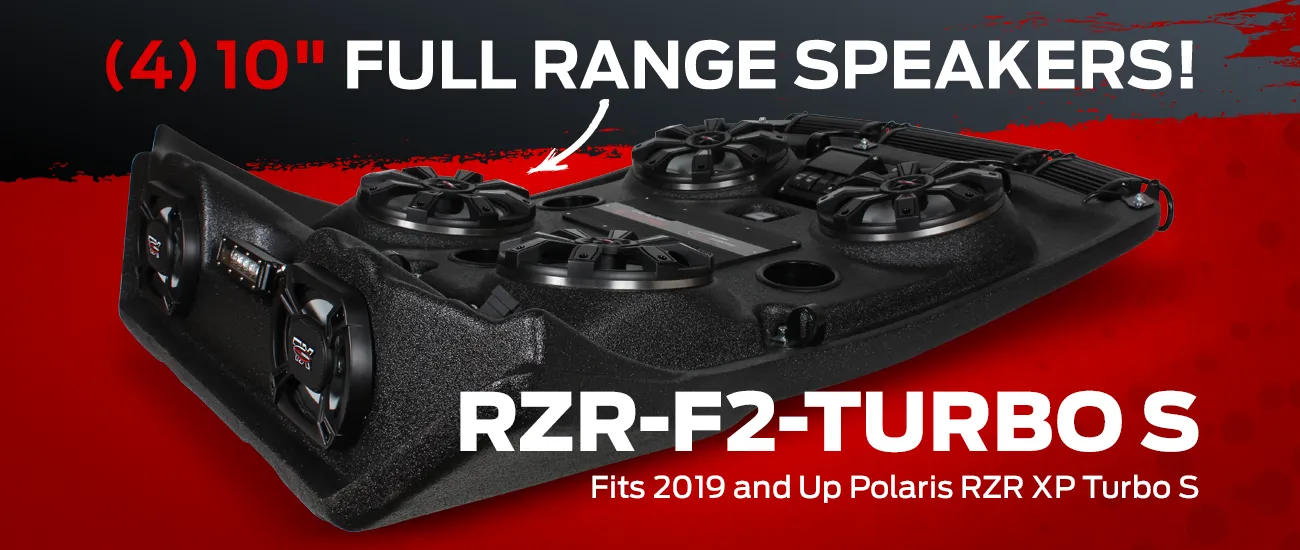 NEW RZR-F2-TURBO S for 2019 and Up Polaris RZR XP Turbo S